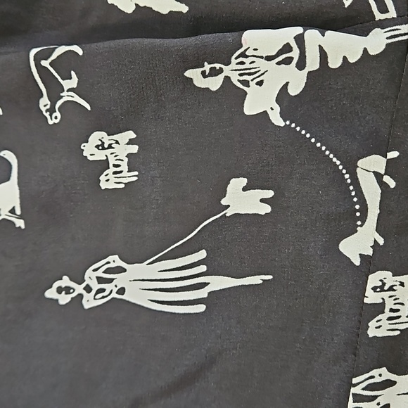 Spenser Jeremy Dog Walking Silk Top Size M - Picture 10 of 11